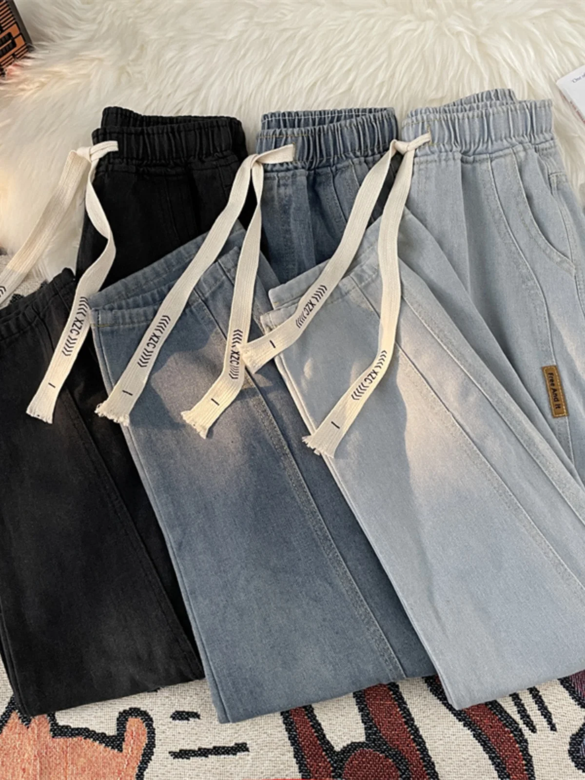 Waed Rope Jeans Cas…