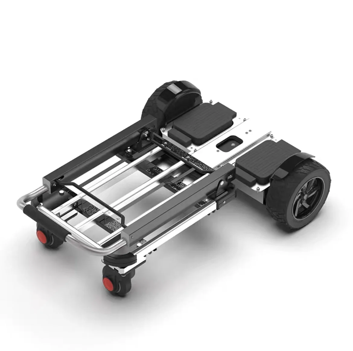 Innovative Electric Somatosensory-Operated Material Handling Cart Capable of Carrying People