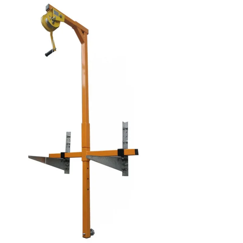 New Lifting Crane Install Hoisting Artifact High-altitude Installation External Machine Bracket Hanger Lift Crane Folding 3horse