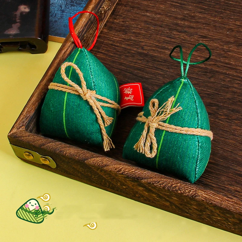 Новый Green Loong Boat Festival Саше Zongzi Брелок Высокий Zongzi Студенческая Мотивационная Сумка Подвеска Брелок Подарок На Вечеринку