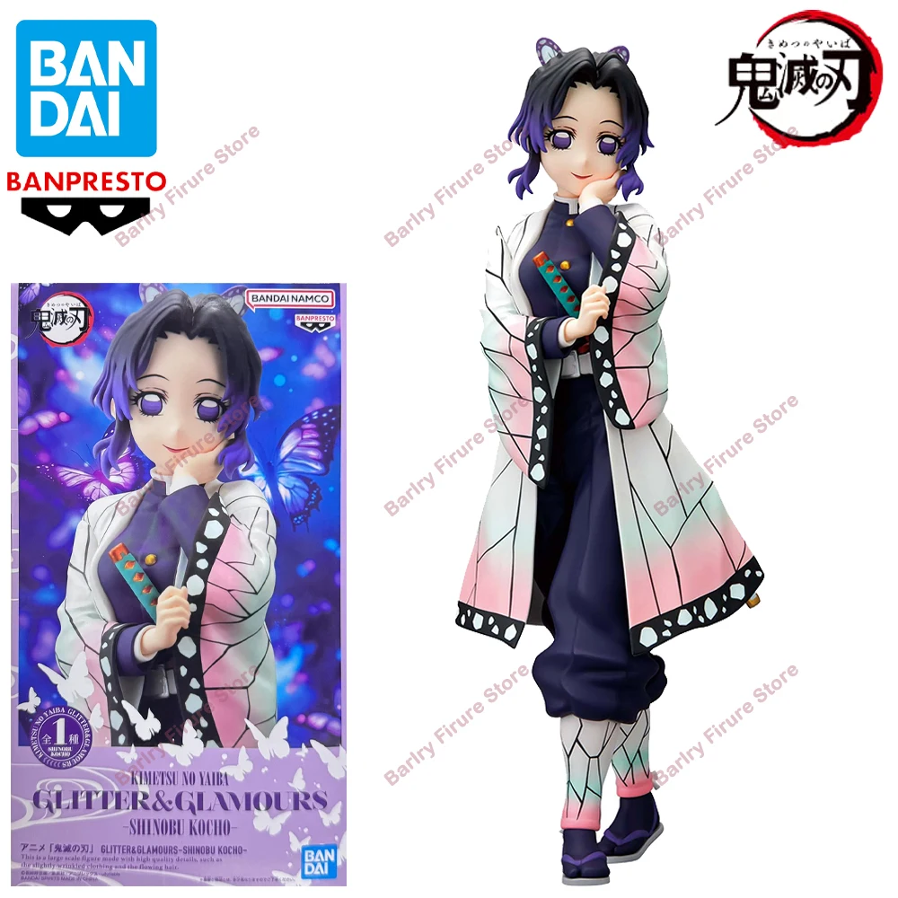

Original In Stock BANPRESTO Glitter & Glamours Demon Slayer 22cm Shinobu Kocho Anime Action Figure Model Boxed Holiday Toy Gifts