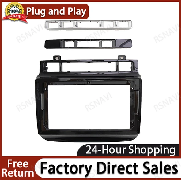 

9 inch 2 Din Android Car Radio Frame Kit For Vw Touareg 2011-2017 Auto Stereo Dash Panel Mounting Head Unit Facia Trim Bezel