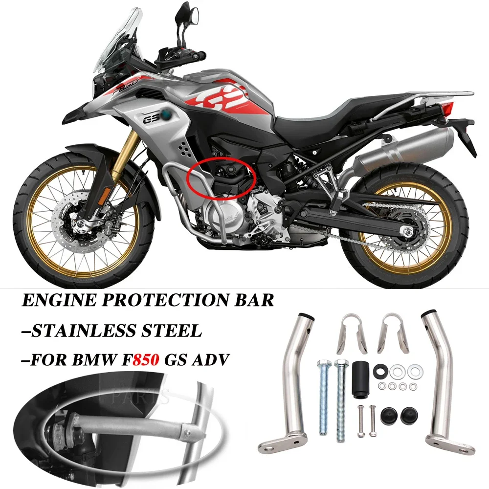 

Motorcycle Reinforcement Crash Bar Engine Protection Guard Bars Bumper For BMW F 850 GS F850GS F850 GS ADV ADVENTURE 2019 - 2021