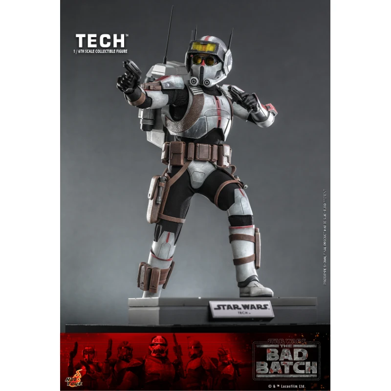 In Stock Hottoys TMS098 TECH Star Wars: The Bad Batch 1/6 Animation Action Figure Toy Gift Model Collection Hobby