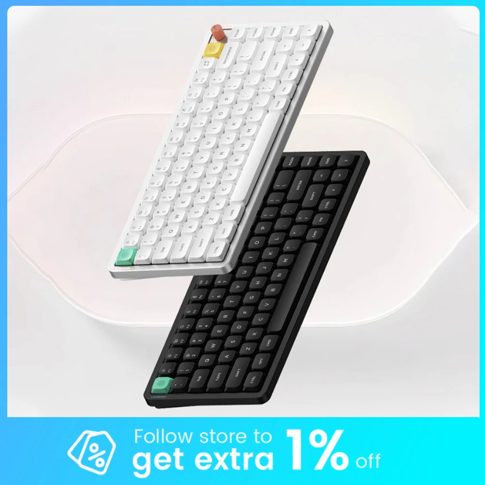 

NuPhy Air75 V3 Low-Profile Mechanical Keyboard Wireless 3Mode Hot Swap 4000mAh Battery Custom Air75V3 Short Nano Switch Keyboard