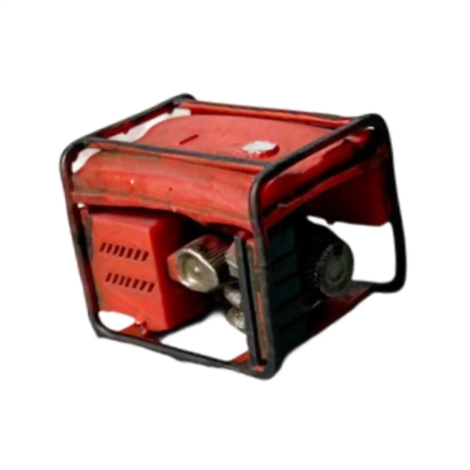 Red Resin Miniature Generator 1 64 Garage Scene Model Realistic Workshop Tool for Dioramas Car Miniatures Display Shelf