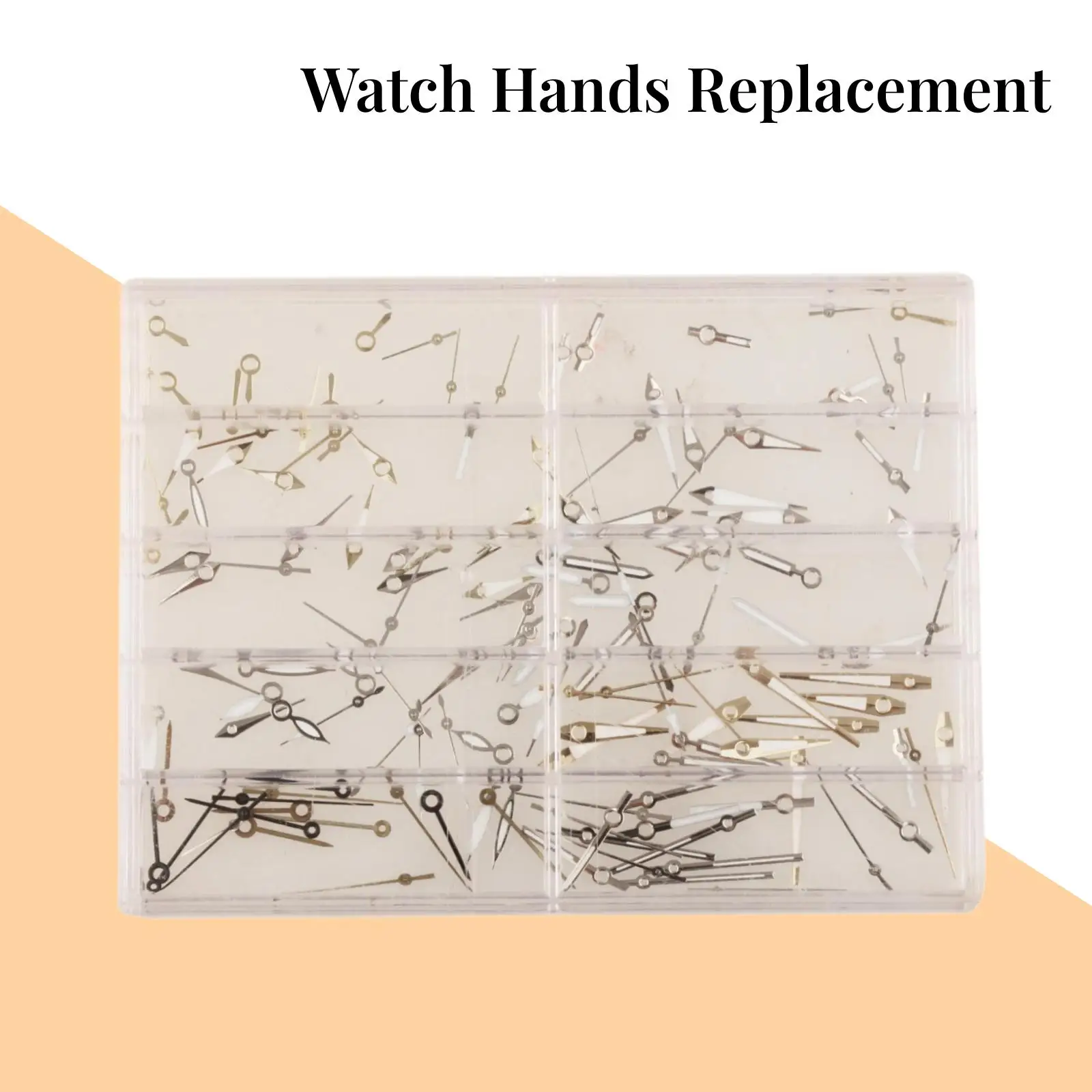 Assorted Watch Pins Watch Hands Handcraft Wristwatch Parts DIY Clock Mechanism Repair Tool Kit Mixed for 2035 PC Movement
