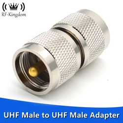 UHF Male To UHF Male Plug PL259  to  PL-259 RF Coaxial Adapter UHF-JJ High Frequency Coax connector