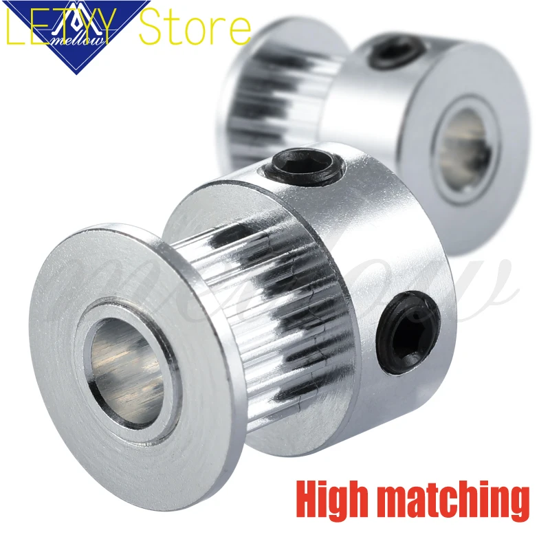 

High matching Gates belt 3D printer accessories Synchronous pulley 16/20 tooth width 6mm Inner hole 5mm