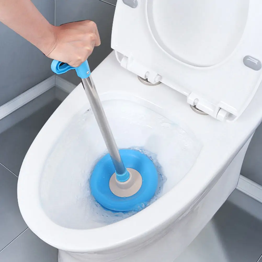 1 Pieza de Desatascador de Goma Premium para Inodoro, Lavabo y Bañera, Herramienta de Desobstrucción con Fuerte Succión, Suministro de Limpieza para Baño