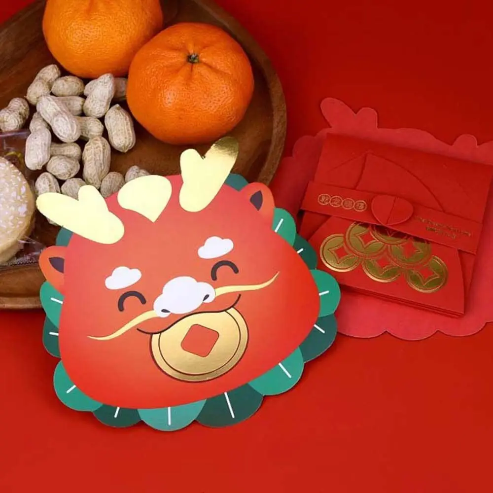 DIY Card Packing Chinese Folding Red Envelope Chinese New Year Decorations Stationery Supplies Folding Lucky Money Pocket