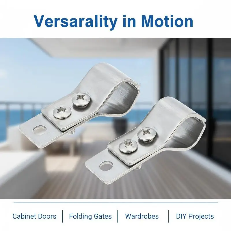 4/8pcs Heavy Duty Adjustable Window Shade Pulley Clamps Small Curtain Blind Hinge Accessories for Home Curtain Fixing