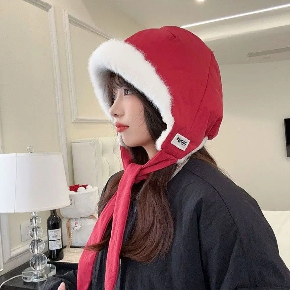 Fashion Strap Crossbody Bag Hat Thermal Ear Protection Lei Feng Cap Wallet Purse Fleece Lined Pullover Beanie Hat Sports