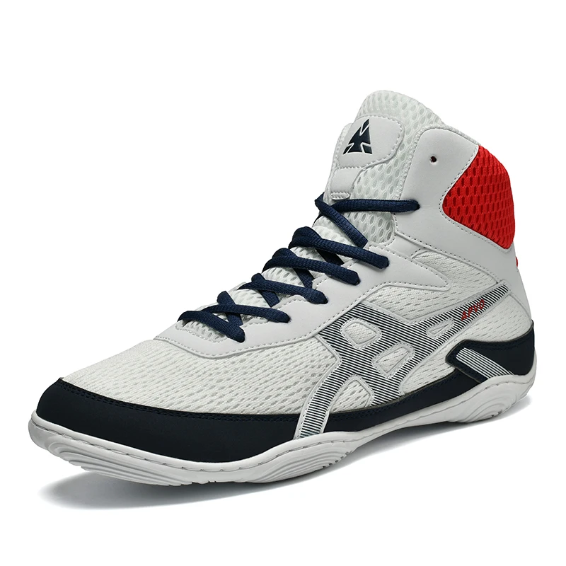 

Men Women Lightweight Wrestling Trainers, Shock Absorb Anti-Slip Indoor Sports Shoes For Gym Martial Arts Training