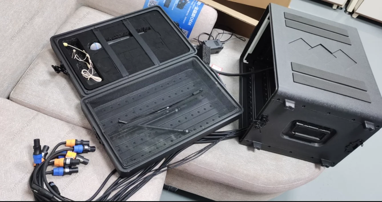

New PE Plastic U-Box | Portable Aviation Case for Wireless Mics & Amplifiers​