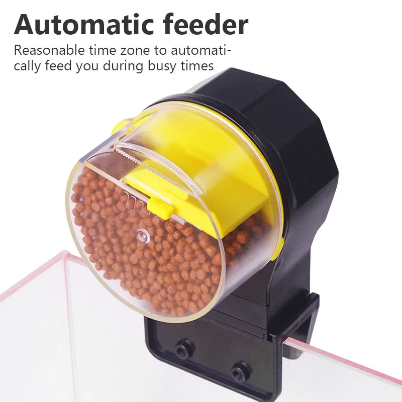 Automatic Fish Tank Feeder Intelligent Timing Automatic Feeder Aquarium Goldfish Feeder Large Capacity Goldfish Aquarium Feeder