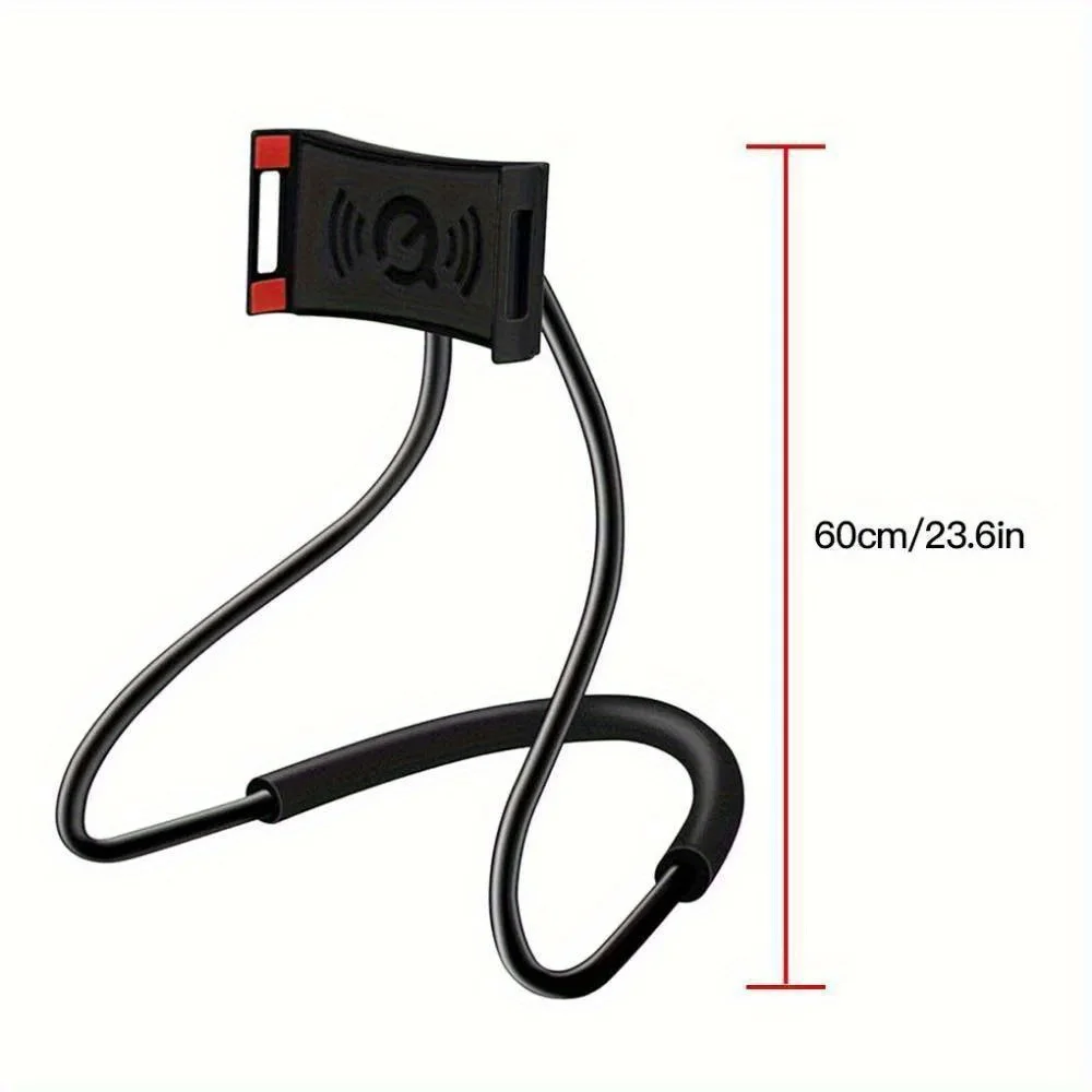 Flexible Mobile Phone Holder Hanging Neck Lazy Necklace Bracket Bed 360 Degree Phones Holder Stand For iPhone Xiaomi Samsung