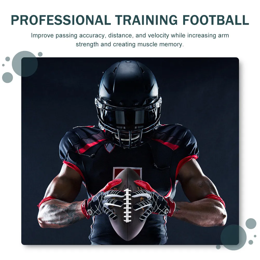 

1 шт. Профессиональный тренировочный регбийный мяч, флуоресцентный, для занятий спортом, подходит для стадиона, дома, школы, подарок для любителей