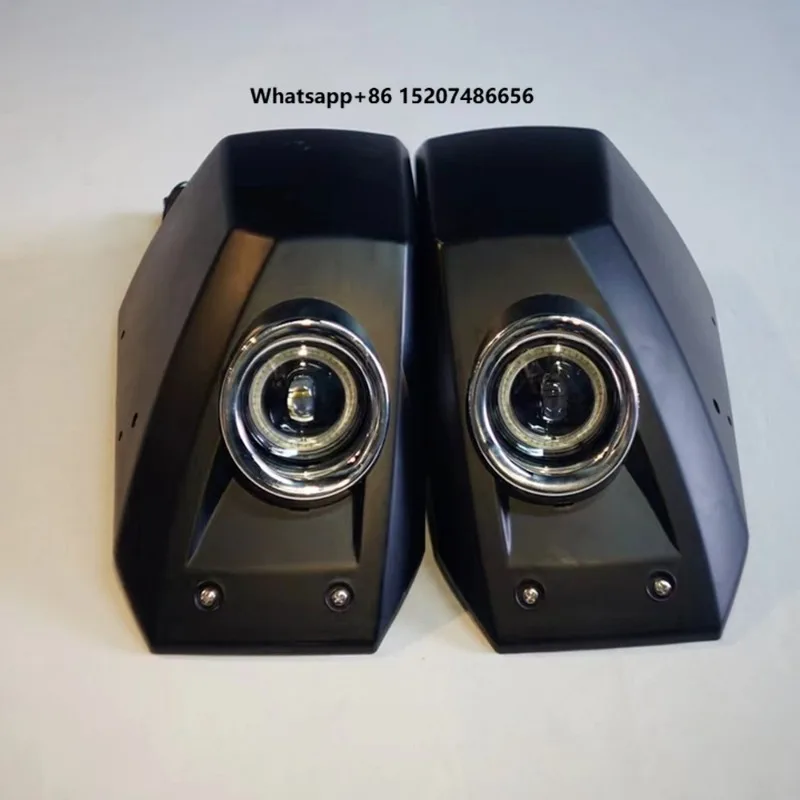 Car Fog Light Wrap Angle Cruiser Modified Front Bumper LED Circle Fog Lamp Corner