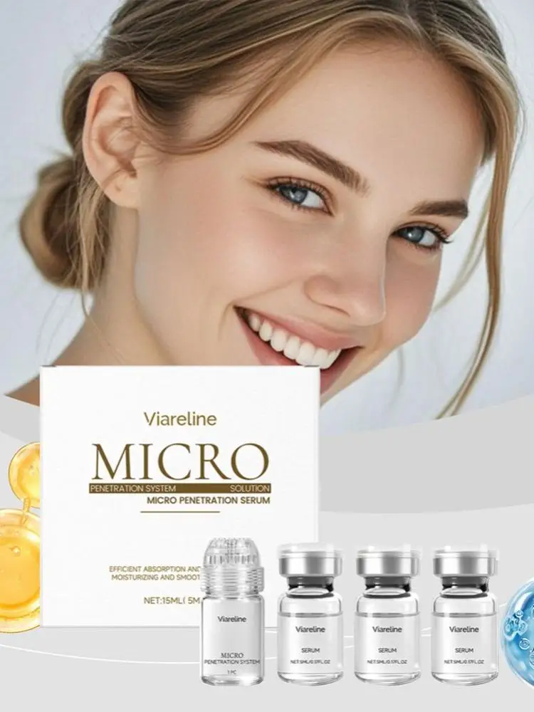 Viareline Collageen Anti-rimpel Essence Hydraterende Verstevigende Poriënreinigende Hydraterende Huidverzorgingsessence Anti-verouderings Essence Set - afbeelding 2