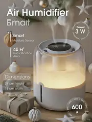 4.8L large capacity humidifier USB Double spray Home dormitory office bedroom desktop with small night light
