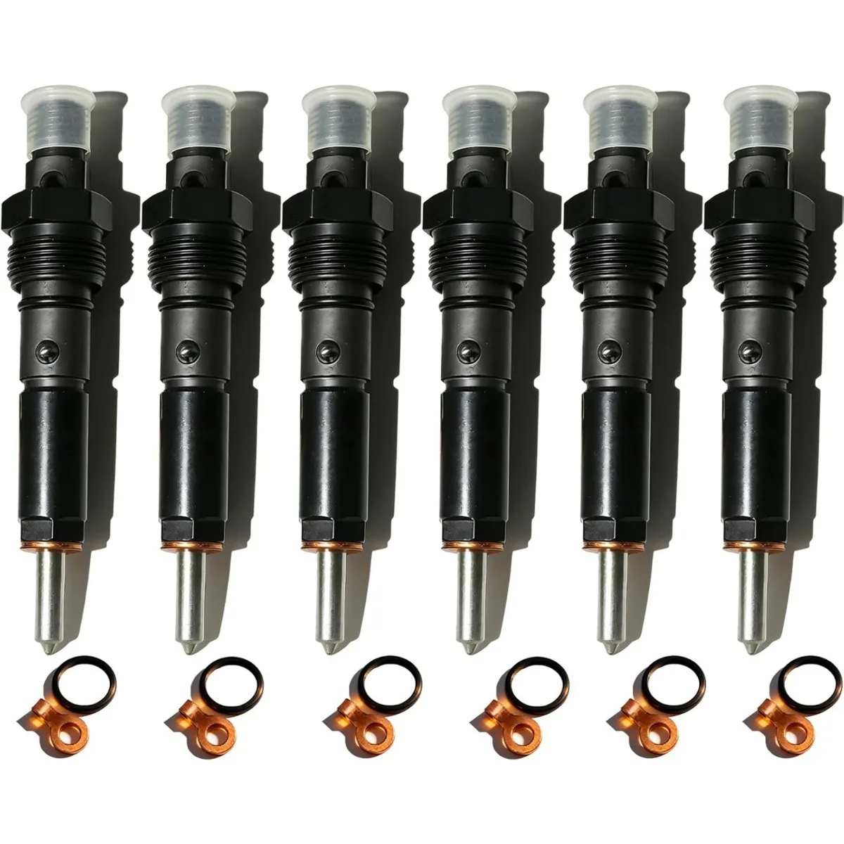 6-pcs Fuel Injectors 0432133764 2855399 For Case for Holland Series Engine