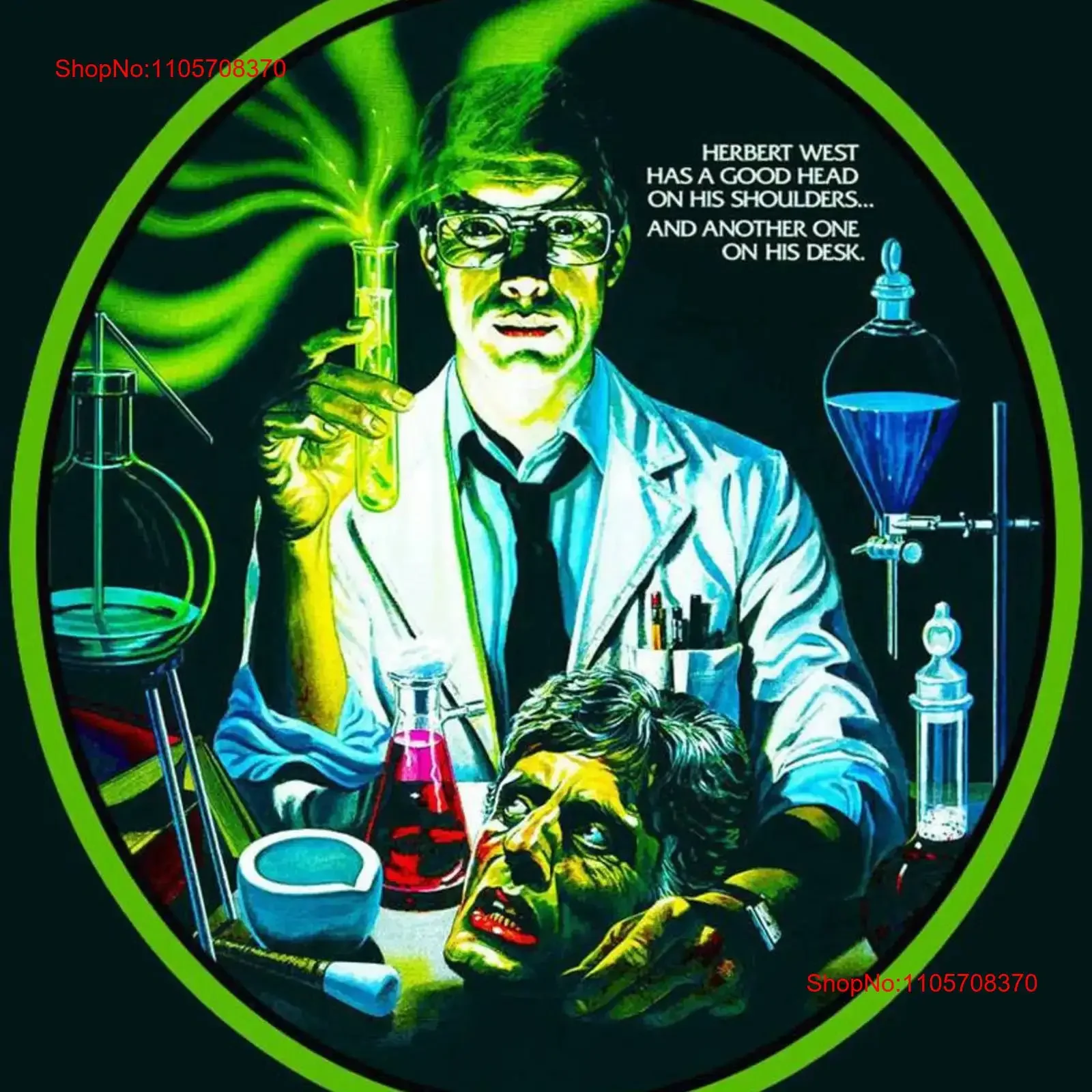 Reanimator '80s movie retro style T Shirt small to 3XL vintage Washed Breathable Soft Stylish Casual Comfortable Unisex