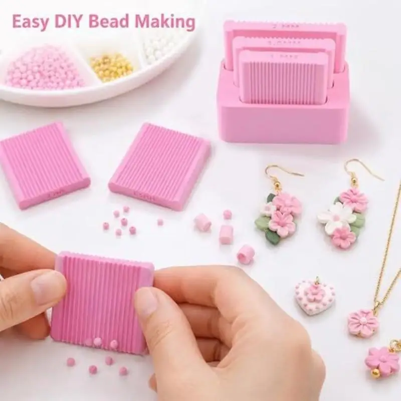 3D Print Mini Polymer Clay Bead Maker Hand Rolling Reusable Bead Shaping Tool Handmade Ceramic Grinding Tools