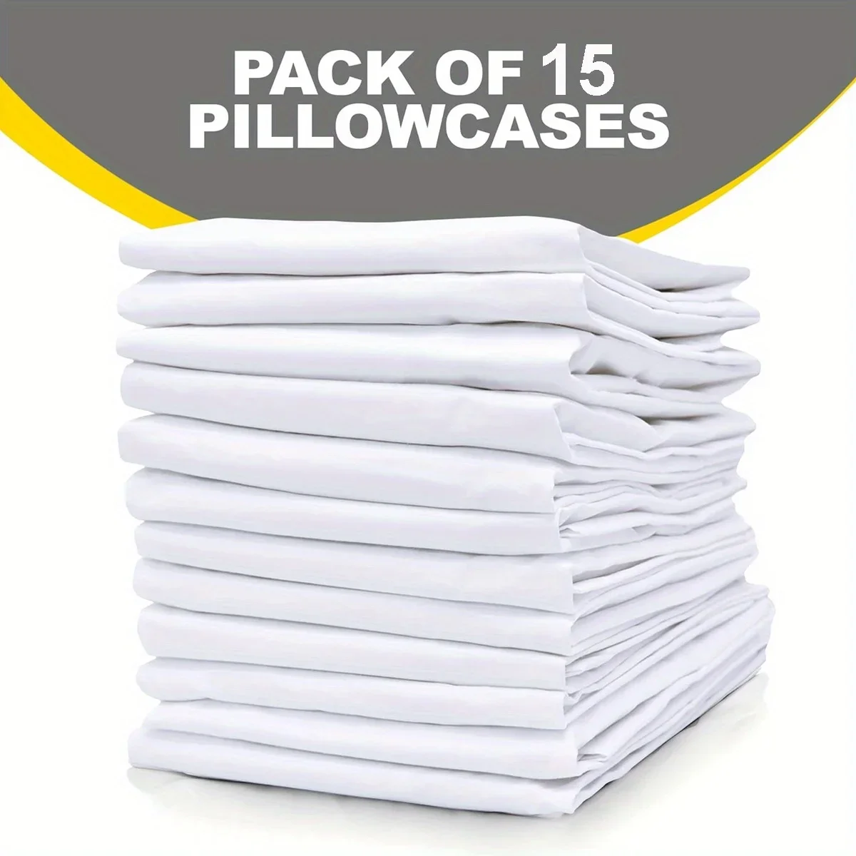 15-Pack White Peach Skin Fabric Pillow Covers 16/18inch - Blank Canvas for DIY Sublimation, Custom Heat Transfer Designs