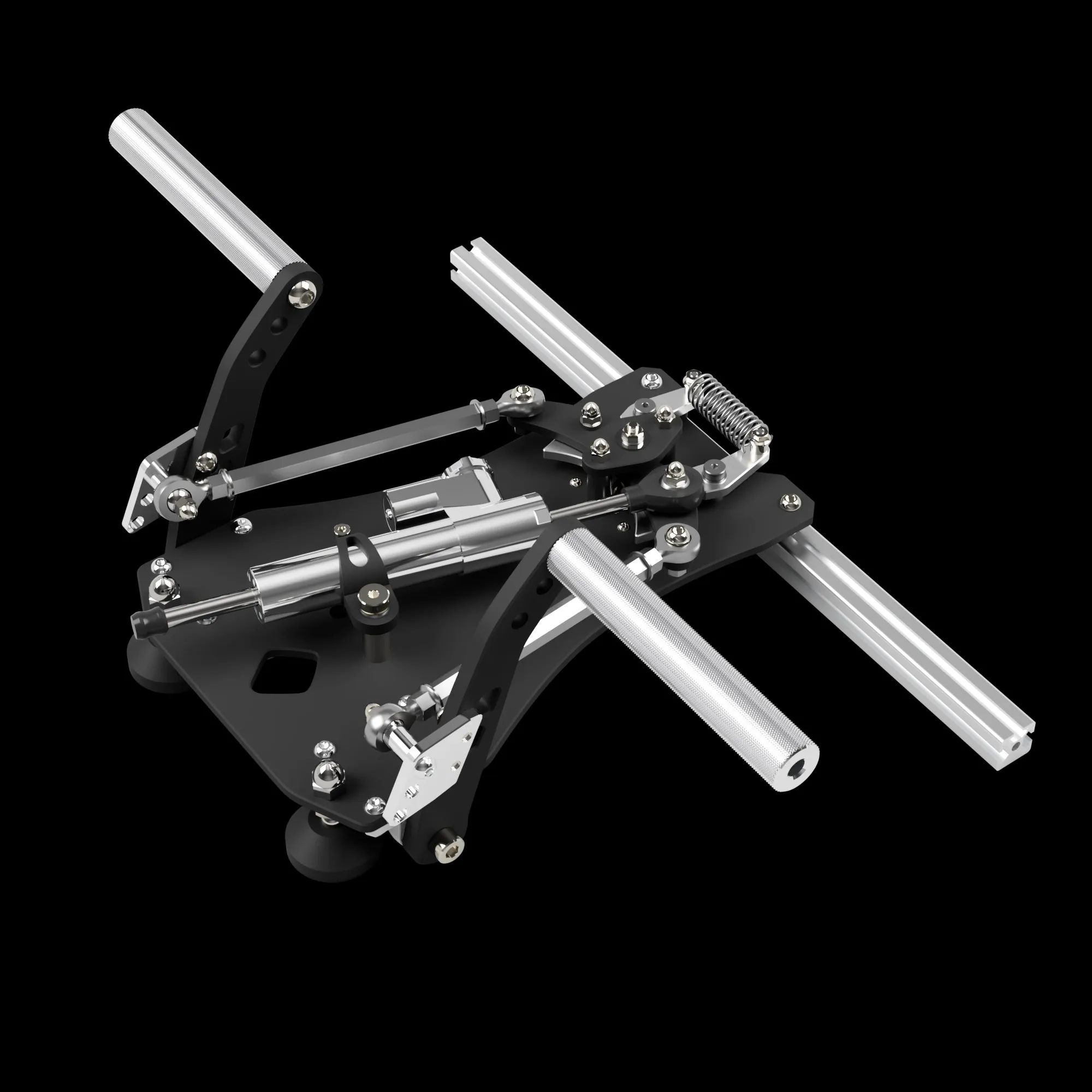 Simulated Flight Foot Rudder SN-1 Flight Rudder Pedals Simulator Pedals (Standard Version/Damper Version) ,with Hall Sensor