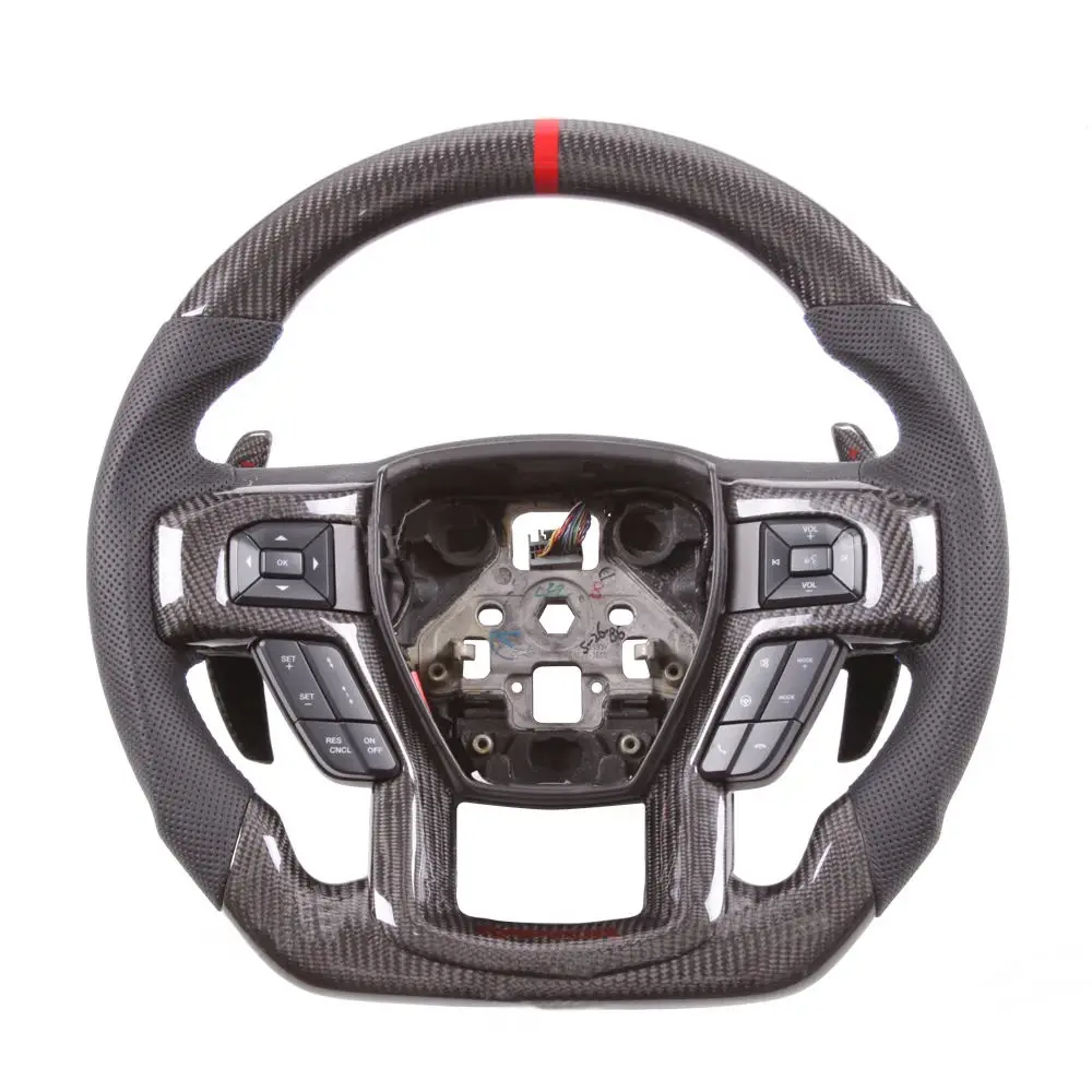 Authentic Quality Suitable For Ford Raptor F-150 Carbon Fiber Steering Wheel