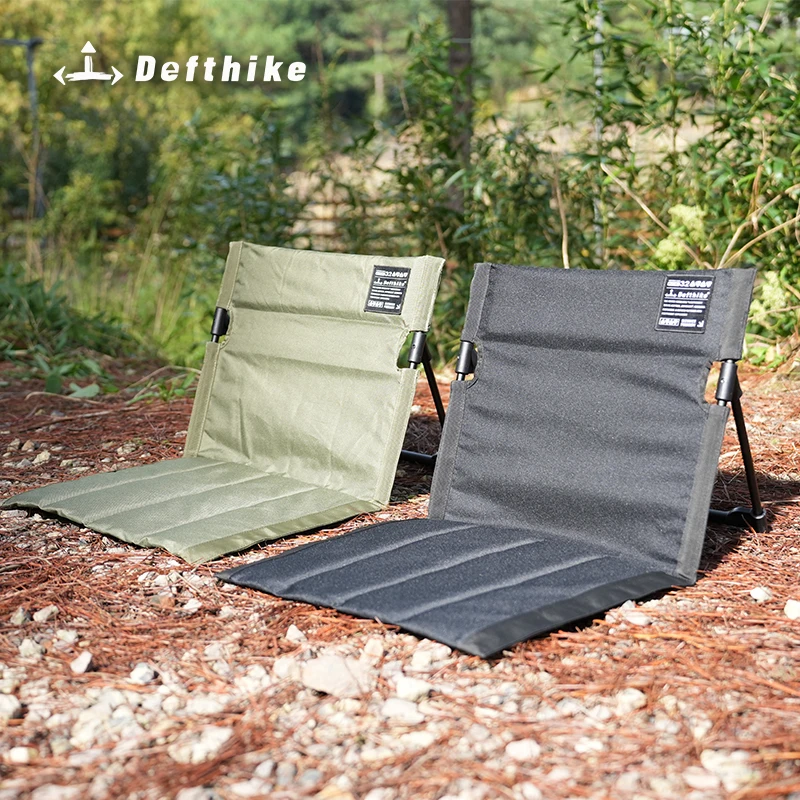 

Defthike Foldable Camping Chair Single Lazy Chair Backrest Cushion Picnic Camping Chair Beach Chairs for Outdoor Garden Park