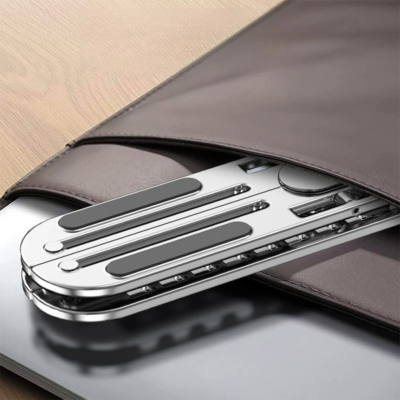 Laptop Holder Aluminum Alloy Desktop Heightening Portable 17-inch Game Book Base Stable Support
