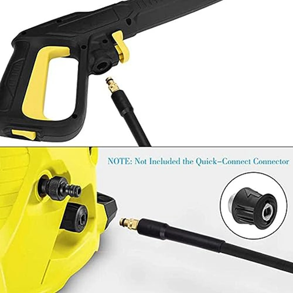 Imagem -04 - Pressão Washer Gun Mangueira Conector M22 Adaptador Acoplamento Rápido Apto para Karcher Lavor Parkside Car Wash Alta