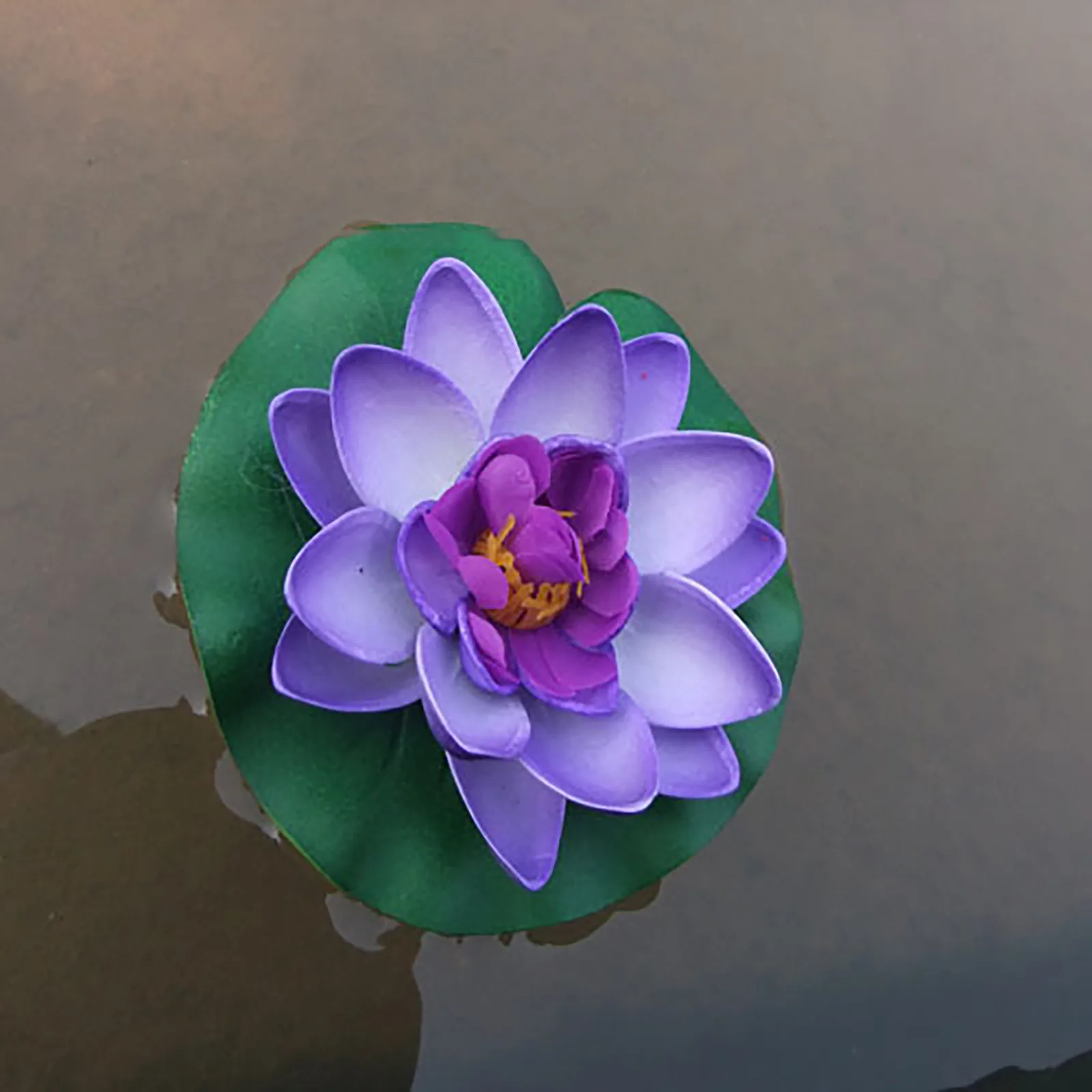 7pcs Multi-color Artificial Water Lily Floating Flowers, Realistic Artificial Lotus Prop, Ponds and Aquariums Fake Lotus Decor