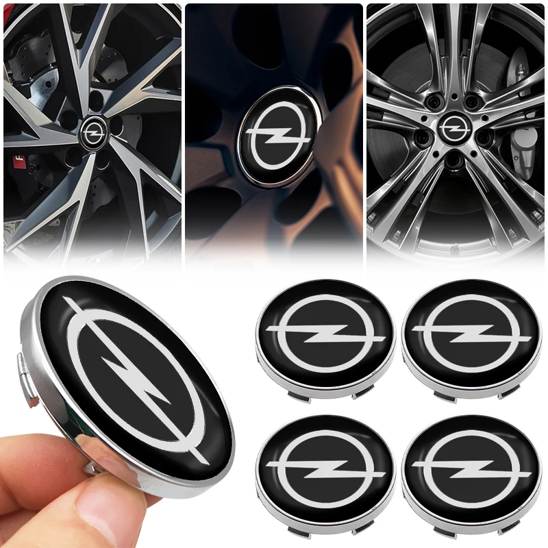 

60mm Car Wheel Center Hub Cap Rim Cover Emblem Stickers For Opel Astra j g Insignia Corsa d Vectra c Zafira a Auto Gadgets