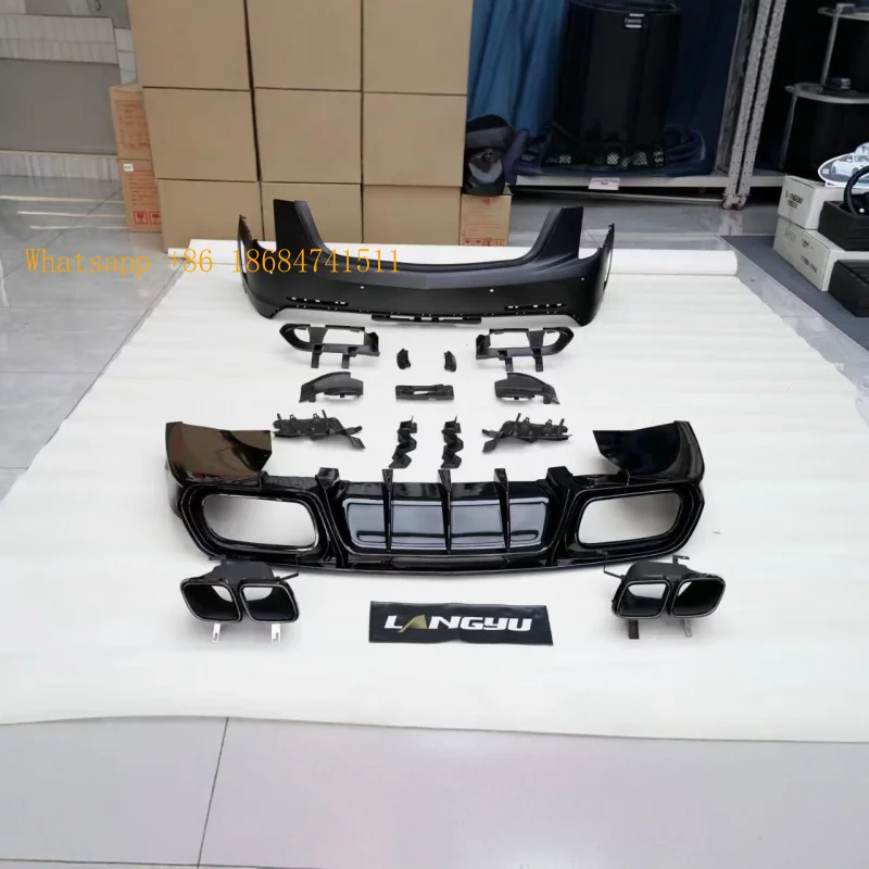 GT‑Style Rear Bumper Assembly Body Kit CT5, Carbon Fiber Rear Lip Exterior Tuning Modification Parts