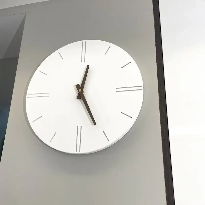 Nordic Original Silent Wall Clock Modern Study Living Room Quartz Wall Hanging Clocks Watch Home Decoration