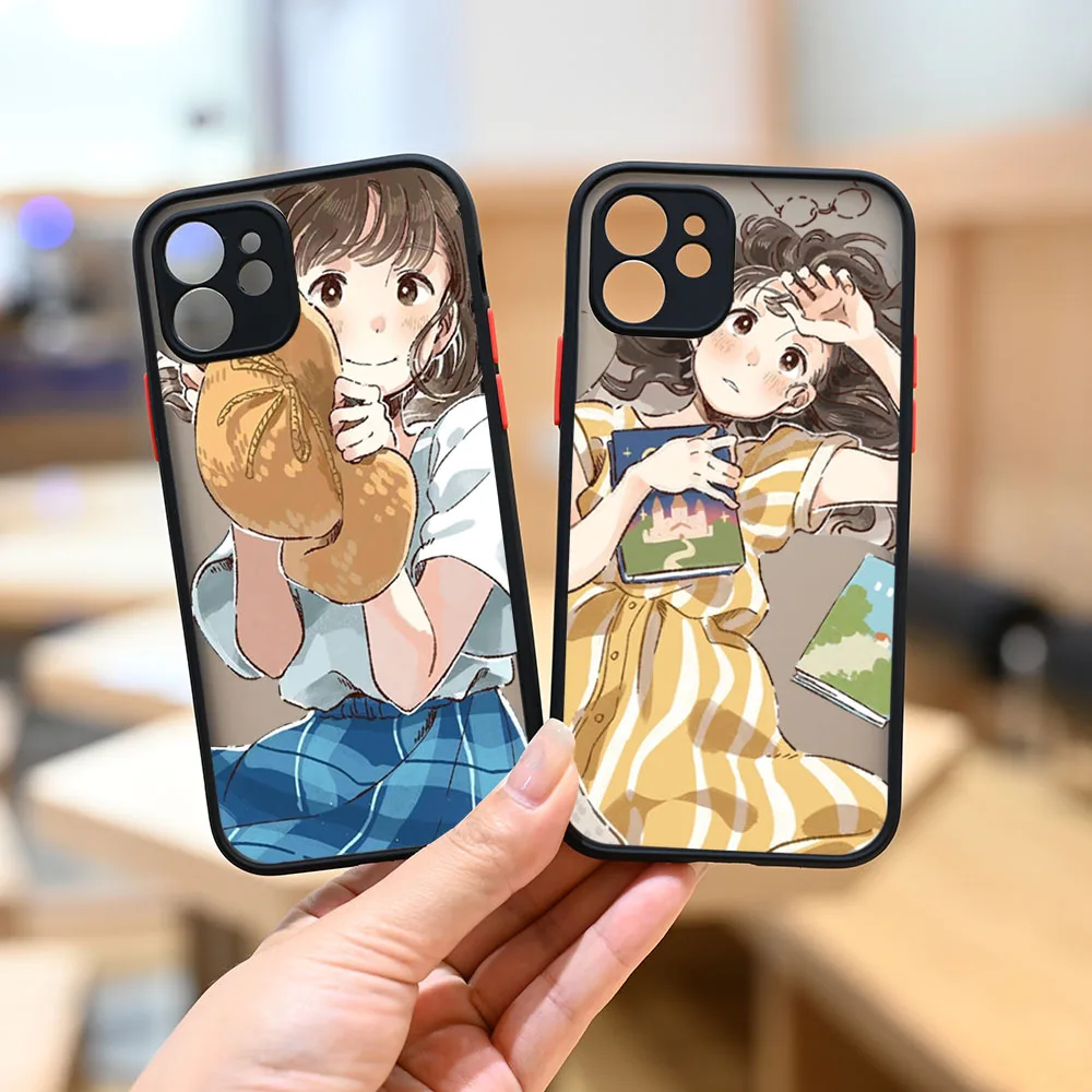 Holiday Style Simple Girls Printed Phone Case for IPhone 13 12 Pro XS MAX X 7 SE20 XR 11 8Plus Hard PC Transparent Cover Coque