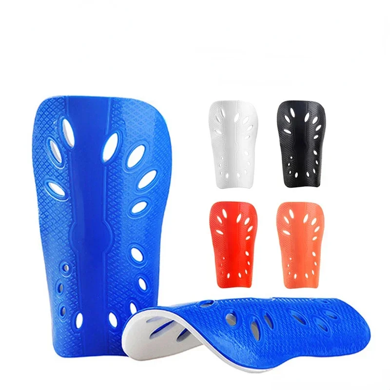 1 Pair Football Shin Pads Plastic Soccer Guards Leg Protector For Kids Adult Protective Gear Breathable Shin Guard 5 Colors