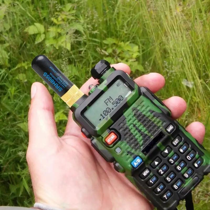 Antenna Walkie Talkie corta Antenna radio Walkie Talkie Antenna corta femminile Doppia banda ad alto guadagno a lungo raggio corto tozzo