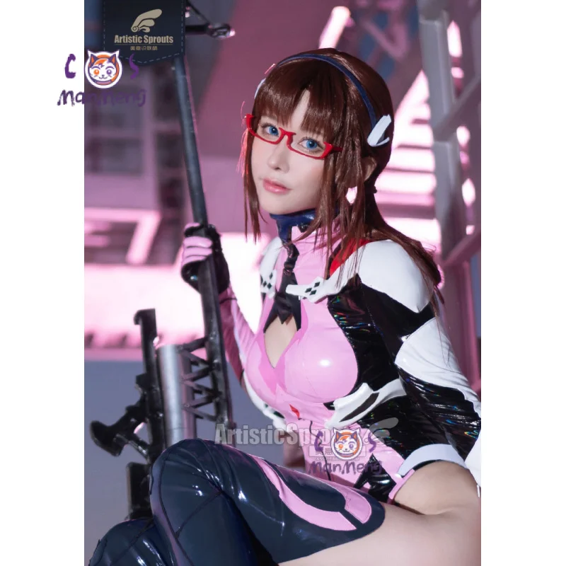 

Аниме EVA Mari Makinami Illustrious косплей костюм женский сексуальный комбинезон доспехи носки комплект головных уборов Хэллоуин карнавальная форма