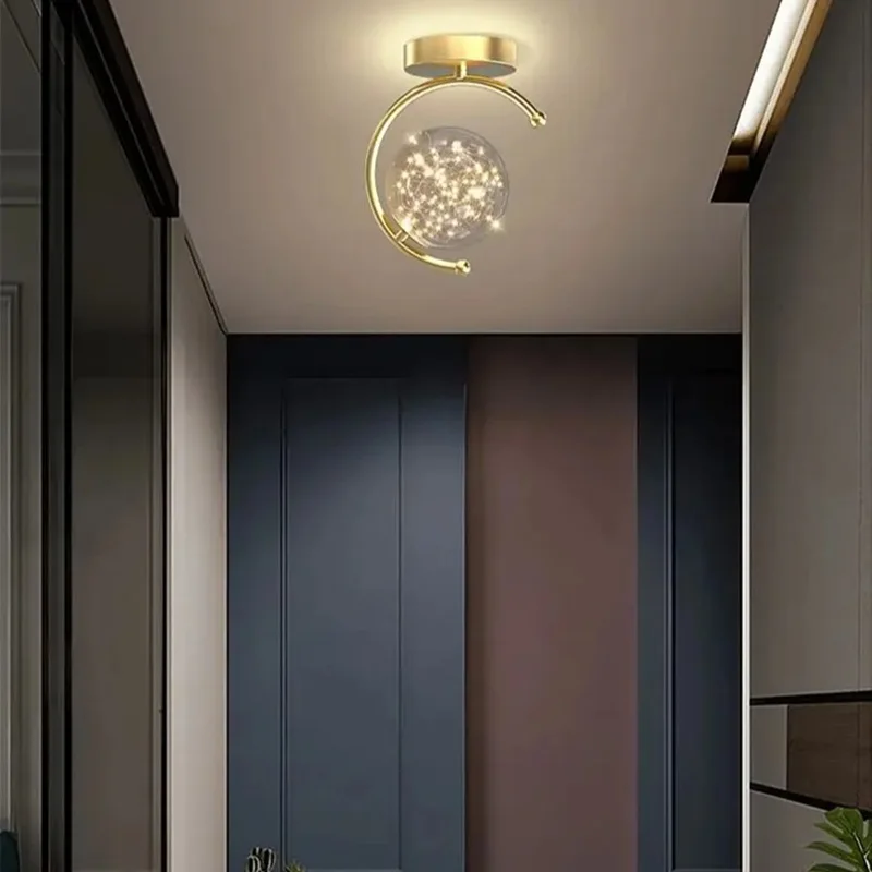 Modern LED Ceiling Light Indoor Lighting Bedroom Living Kitchen Dining Room Corridor Balcony glass Ceiling Lamp Home Decoretion