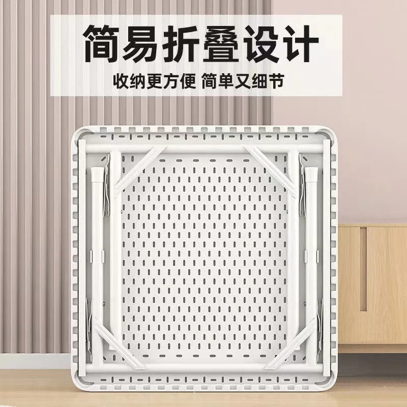 Simple Foldable Hand-kneaded Convenient Household Dining Table Dual-purpose Chess And Card Mahjong Table