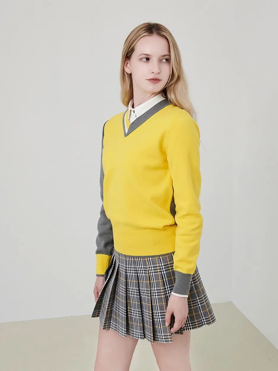 

Ladies' Golf Sweater New Arrival Sportswear Golf Elegant Letter Knit Sweater High Elasticity