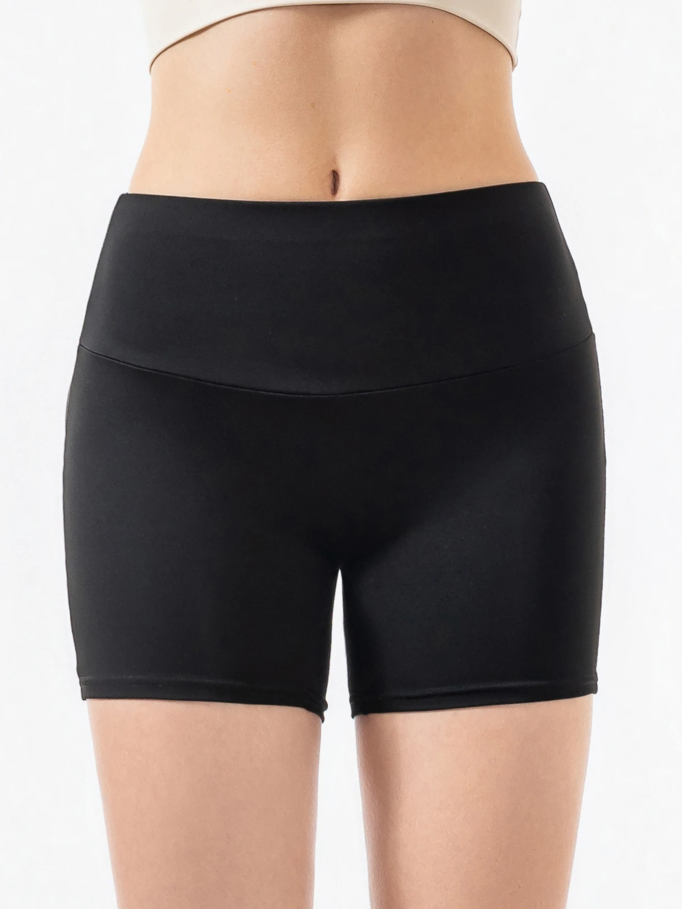 High-waisted hip-lifting pants for women in summer thin three-point running training cycling pants professional women's pants