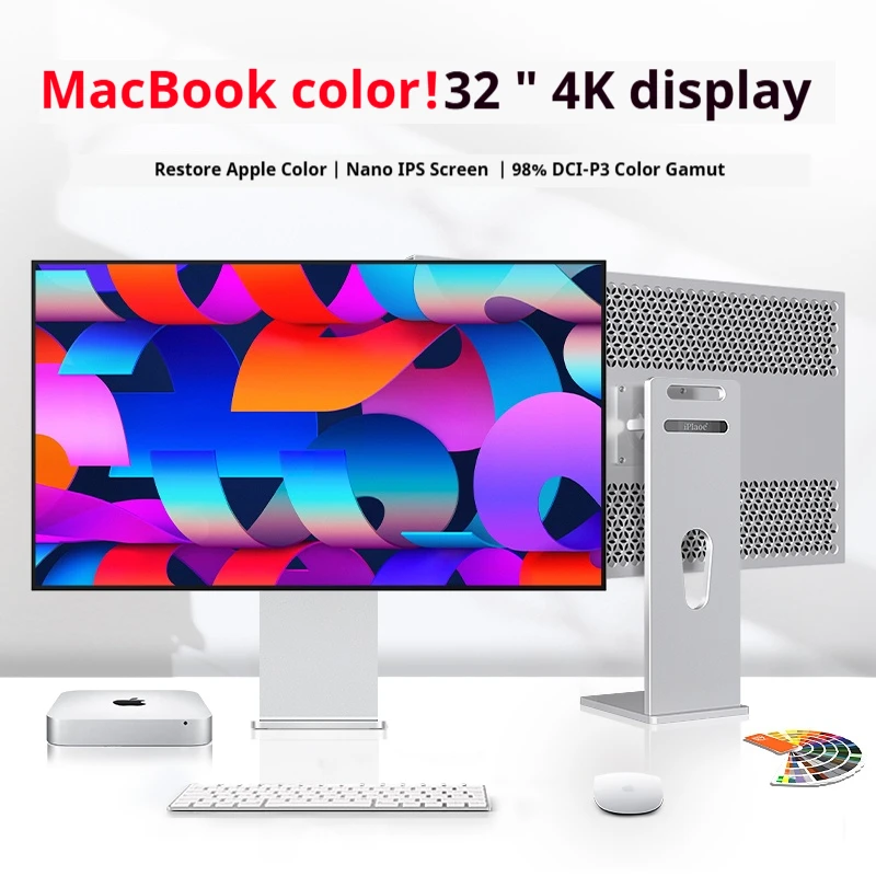 

Nano IPS 32 Inch 60Hz 4K Aluminum Alloy Computer Monitor HDR600 Full Screen monitor for Designers&Gamers