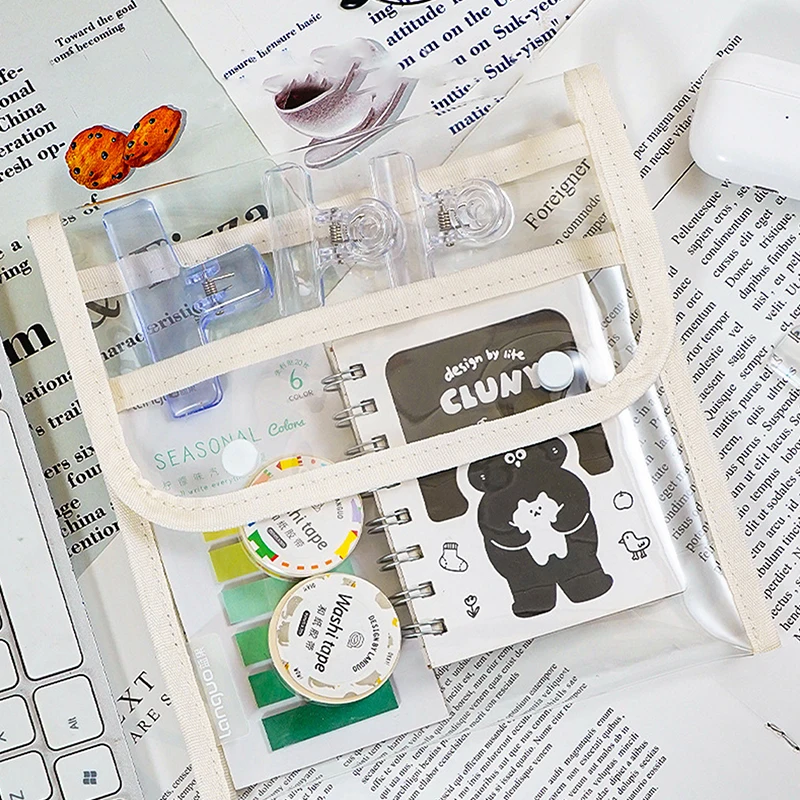 컬러 펜 파우치 핸드 회계 대용량 펜 보관 가방은 36/108 젤 펜 케이스를 담을 수 있습니다 휴대용 편지지 가방