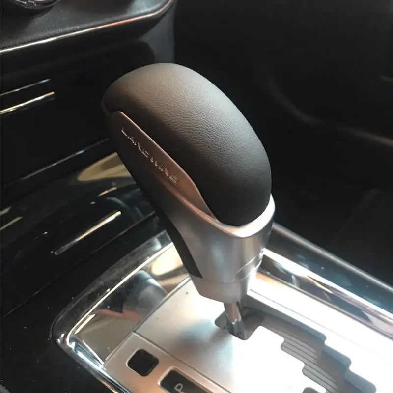 New Automatic Car Gear Shift Knob Lever Stick Head Gearbox Handles For Mitsubishi For OUTLANDER EX Genuine Leather Handles