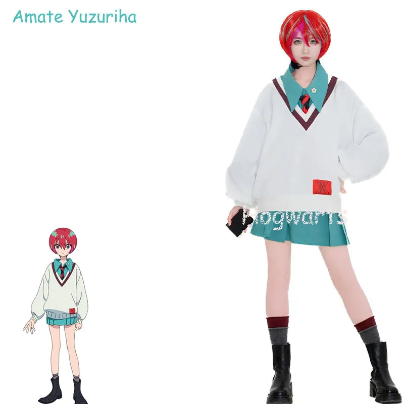 Amate Yuzuriha Cosplay Costumes Anime Jk Uniform Dress Halloween Christmas Party For Girls Women